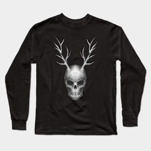 Black skull Long Sleeve T-Shirt